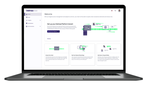 Delinea Platform Screenshot