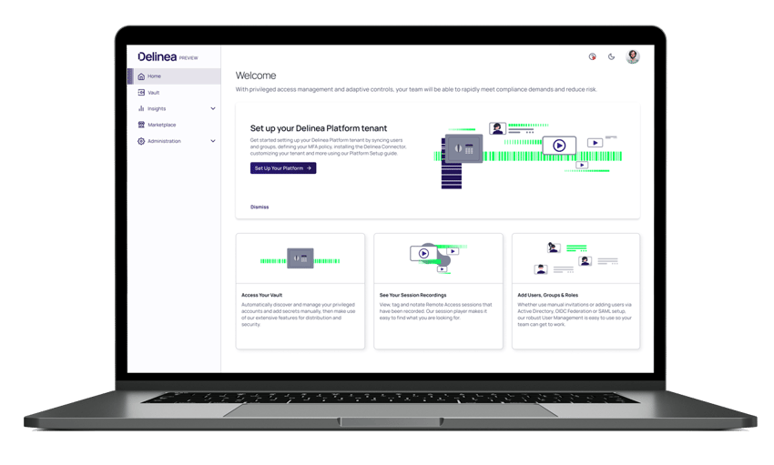 Delinea Platform Screenshot