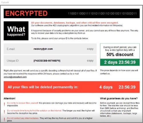 Ransomware Example
