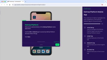Delinea Platform Mobile App Interactive | Real UI Experience