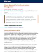 2024 Gartner Magic Quadrant per la gestione degli accessi privilegiati Headshot