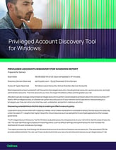 Privileged Account Discovery Tool for Windows