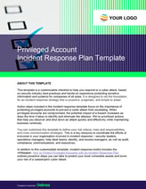 Privileged Account Incident Response Template