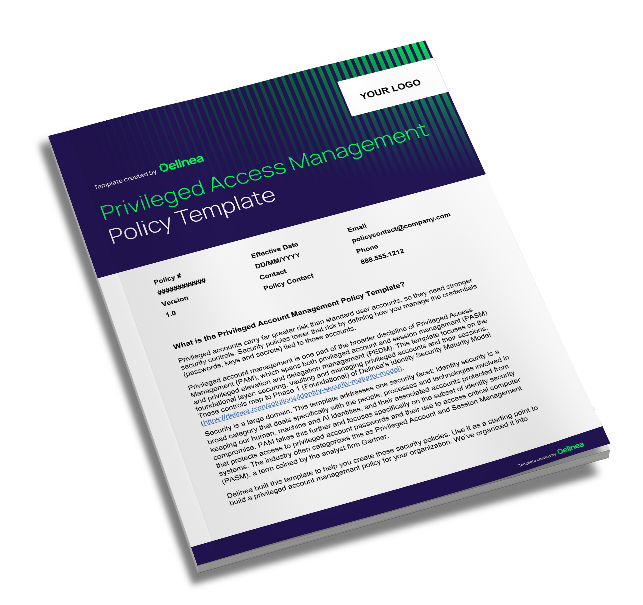 Privileged Access Management (PAM) Policy Template | Delinea