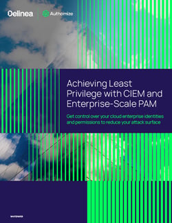 Cover: Achieving Least Privilege with CIEM and Enterprise-scale PAM