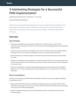 5 Interlocking Strategies for Successful PAM Implementation 5 Interlocking Strategies for Successful PAM Implementation