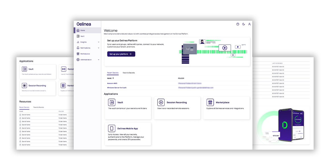 Delinea Platform Screenshot Delinea Platform Screenshot