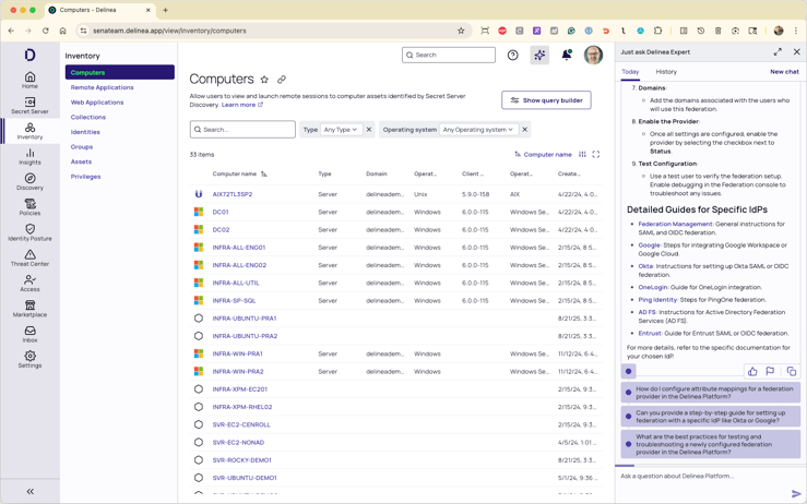 delinea-screenshot-platform-upgrade-delinea-expert