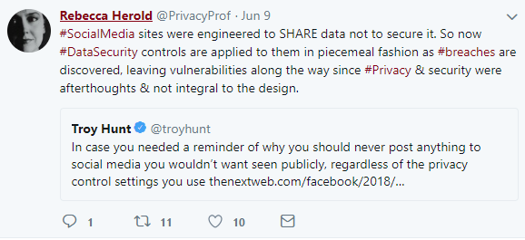 Rebecca Herold, privacy professor