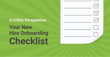 Onboarding Checklist for CISOs