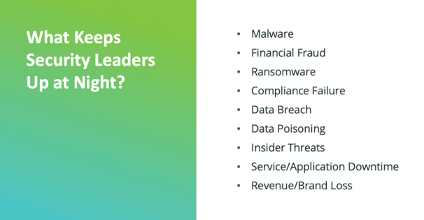 What keeps security leaders up at night?