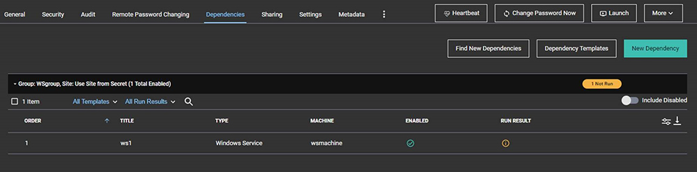 Discover Service Accounts | Dashboard
