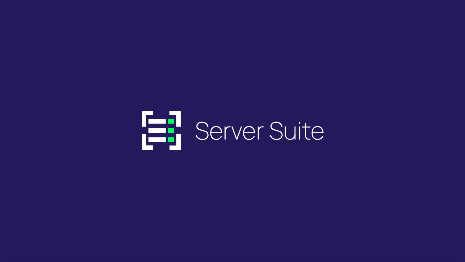 Server Suite Demo