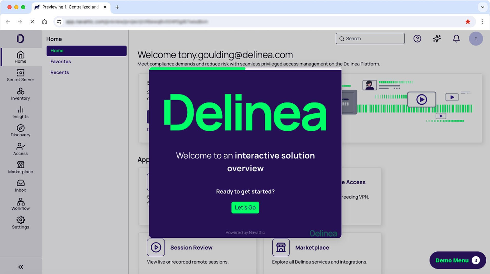 Demo interattive sulla gestione del ciclo di vita dell`identità