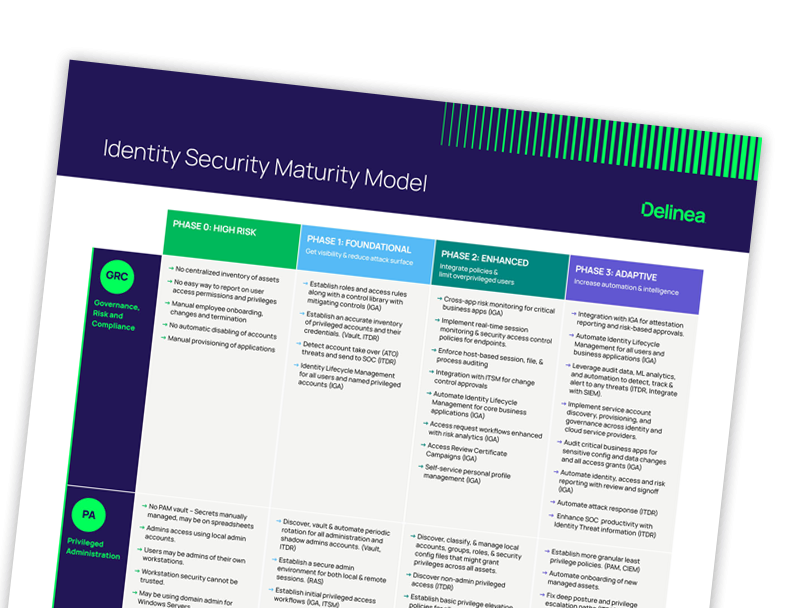 delinea-image-maturity-matrix-1
