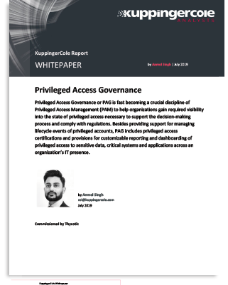 KuppingerCole: Privileged Access Governance