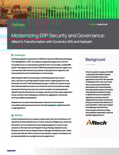 Modernizing ERP Security and Governance