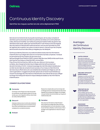 Continuous Identity Discovery
