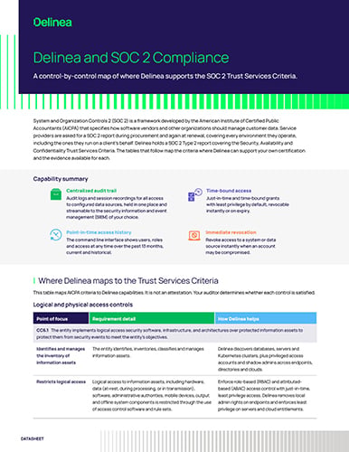 Delinea and SOC 2 Compliance
