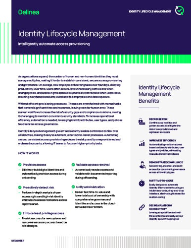 Identity Lifecycle Management