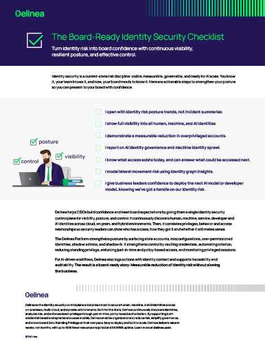 delinea-image-one-pager-board-ready-identity-security-checklist-thumbnail