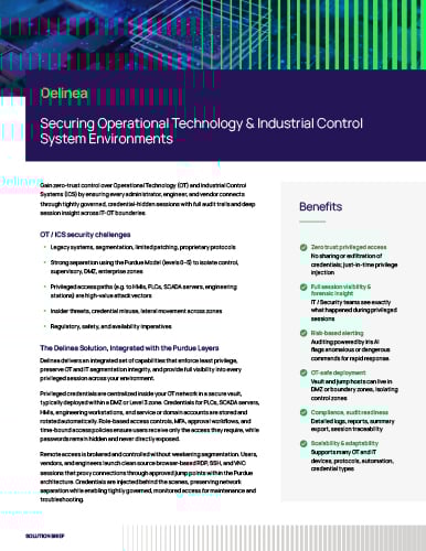 Securing Operational Technology & Industrial Control System Environments 