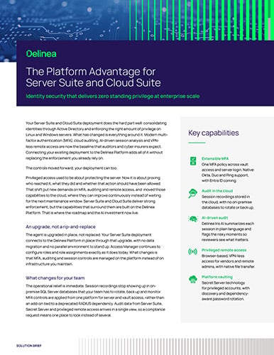 The Platform Advantage for Server Suite and Cloud Suite 