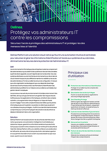 Protégez vos administrateurs IT contre les compromissions