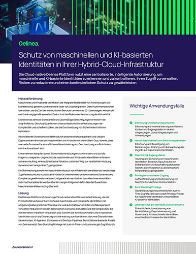 Schutz von maschinellen und KI-basierten Identitäten in Ihrer Hybrid-Cloud-Infrastruktur