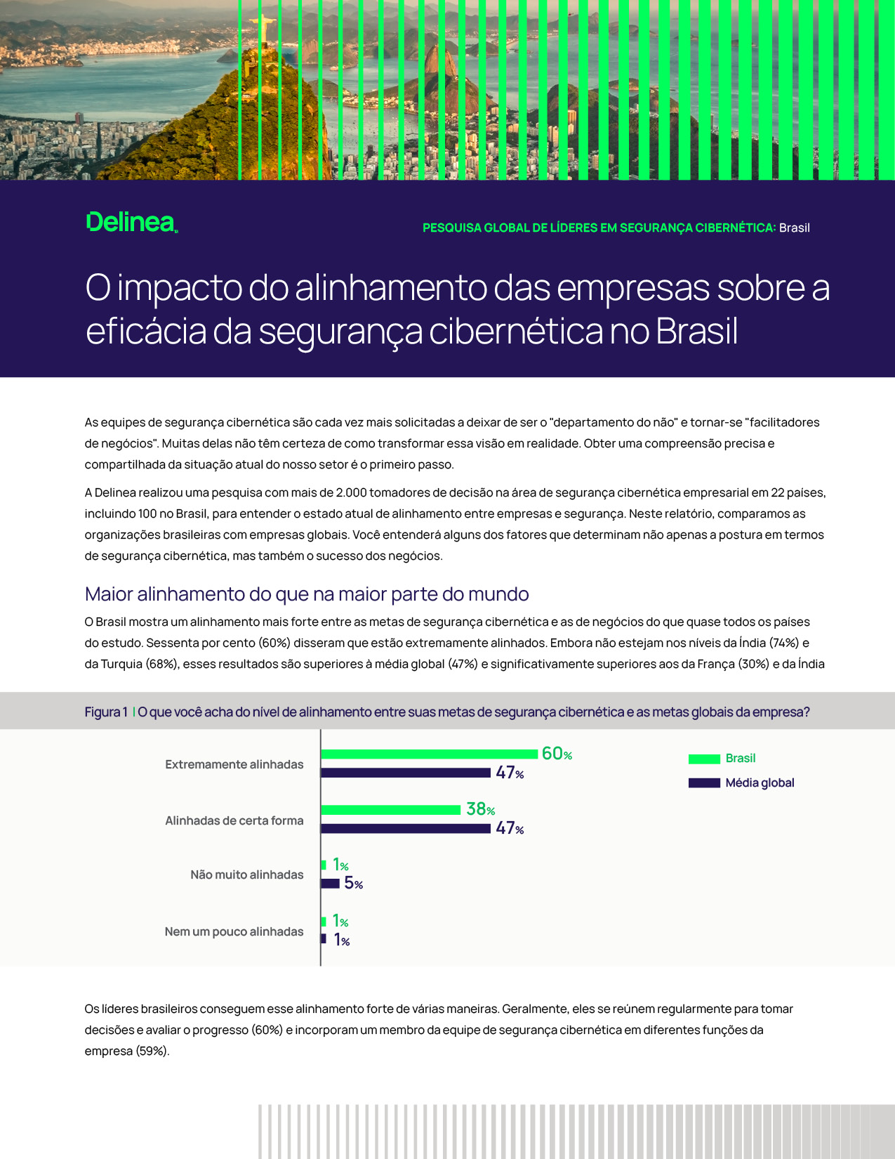 O impacto do alinhamento das empresas sobre a eficácia da segurança cibernética no Brasil