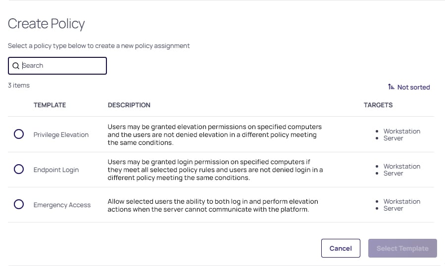 delinea-screenshot-privilege-control-server-create-policy
